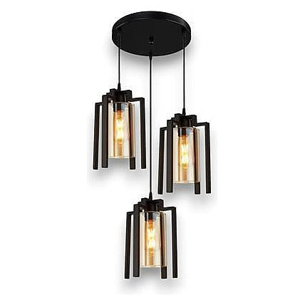 ZM71-098 - LÁMPARA COLGANTE TRIPLE MODERNA (4/1)