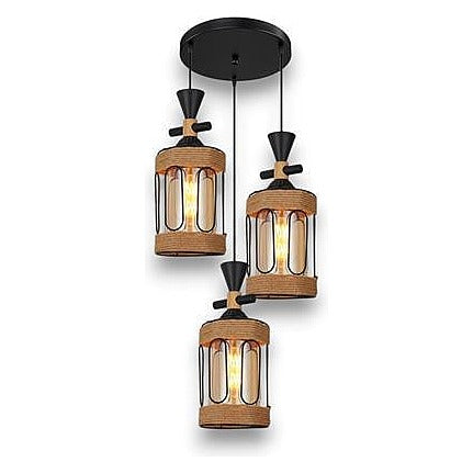 ZM71-164 - LÁMPARA COLGANTE DE TRES LUCES (4/1)