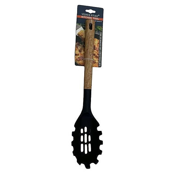 HMD-K8 - CUCHARA ESPAGUETERA DE NYLON Y MADERA (240/1)
