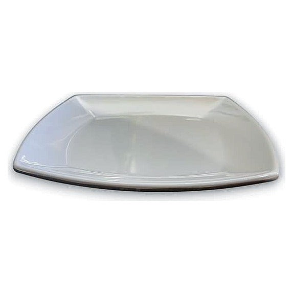 CF81-056 - BANDEJA CUADRADA DE PORCELANA BLANCA (64/1)