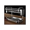 CH85 -021 - ESCURRIDOR DE PLATOS DE ACERO INOXIDABLE (8/1)