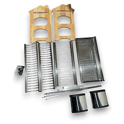 CH85- 023 - ESCURRIDOR DE PLATOS DE ACERO INOXIDABLE (8/1)