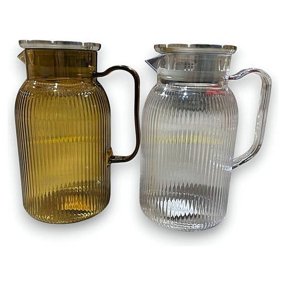 CH85-006 - JARRA DE VIDRIO CON TAPA 1500 ML (38/1)