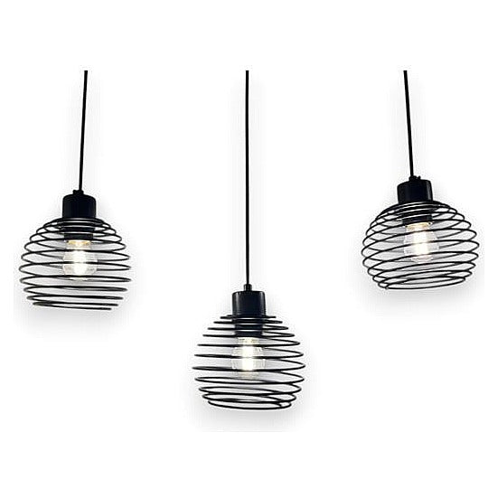 ZM71-223 - LÁMPARA COLGANTE DE ALAMBRE NEGRO (1/1)