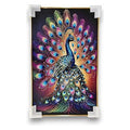 HG-DP23 - CUADRO DECORATIVO DE PAVO REAL 60X90 CM (10/1)