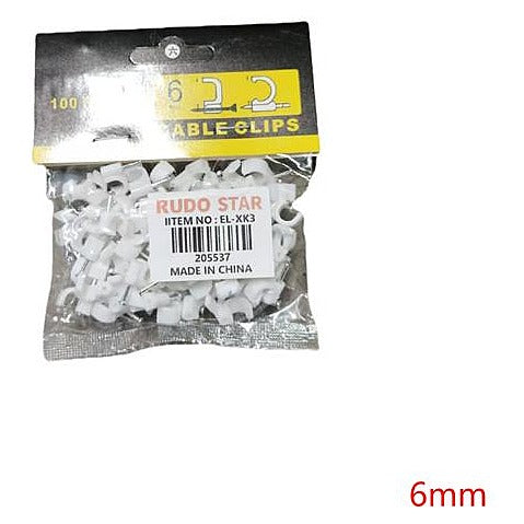 EL-XK3 - CLIPS PARA CABLES 6MM (500/1)