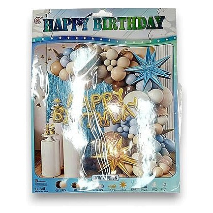 GY34211 - DECORACIÓN CON GLOBOS "HAPPY BIRTHDAY" (100/1)