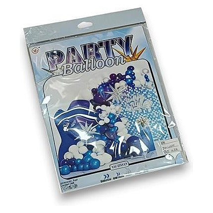 GY34205 - KIT DE DECORACIÓN CON GLOBOS AZULES (100/1)