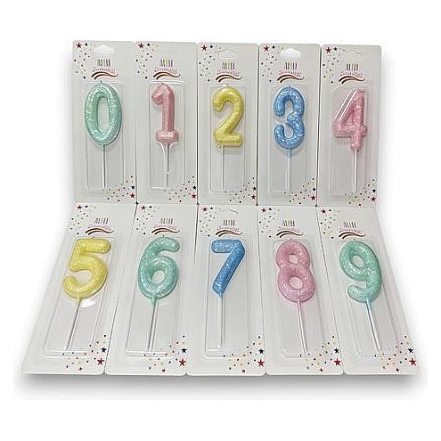 GY34190 - VELAS DE CUMPLEAÑOS CON NÚMEROS (600/1)