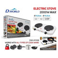 DW-2001 - HORNILLA ELÉCTRICA 2000W (6/1)