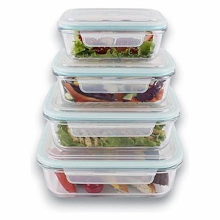 HG-KRG72 - SET DE RECIPIENTES DE VIDRIO CON TAPA (306367/1)