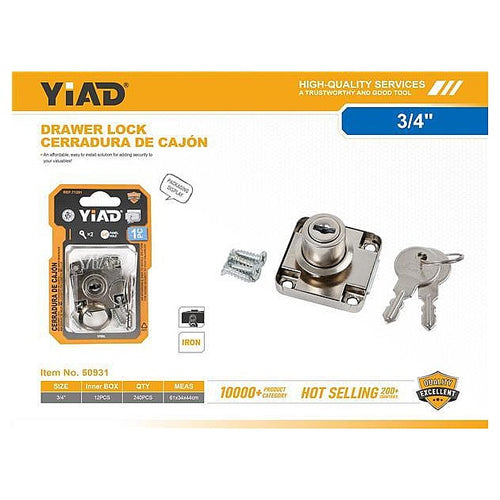 50931 - CERRADURA DE CAJÓN 3/4" (8434485509314/1)
