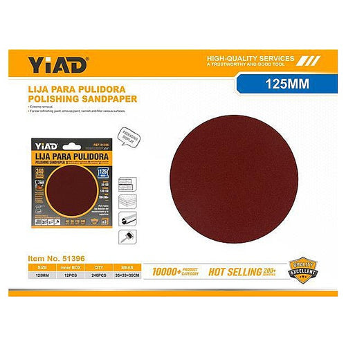51396 - LIJA PARA PULIDORA 125MM (8434485513960/1)