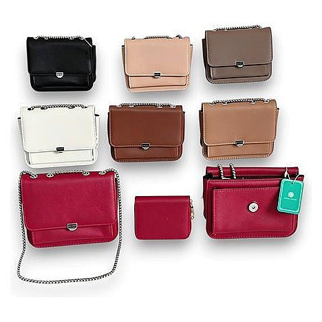 JJ53882 - CARTERAS DE CUERO CON CADENA (120/1)