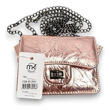 JJ53874 - CARTERA PEQUEÑA ROSADA CON CADENA (240/1)