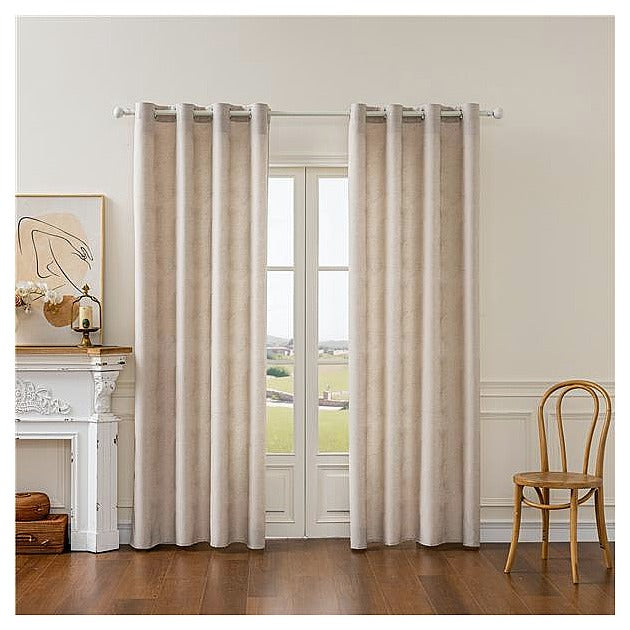 JJ53669 - CORTINAS DE TELA BEIGE (0530000001114/1)