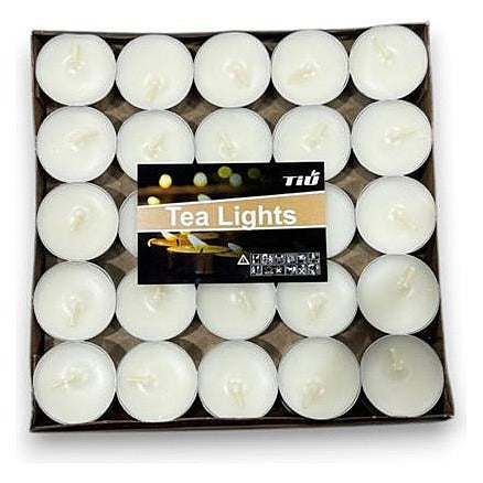 YJ-CW1 - VELAS TEA LIGHT BLANCAS (40/1)