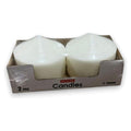 YJ-CW3 - VELAS BLANCAS CILÍNDRICAS 58MM (64/1)