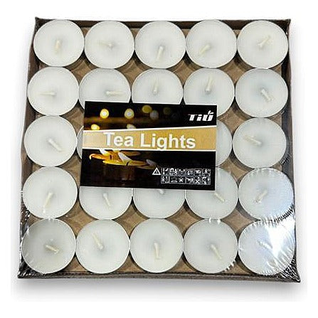 YJ-CW8 - VELAS DE TÉ BLANCAS (40/1)