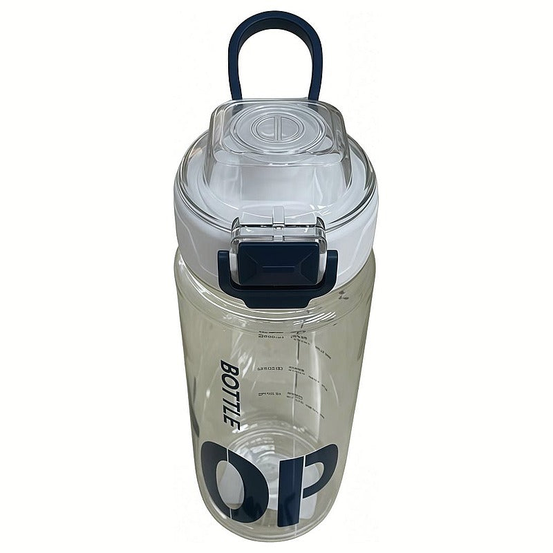 CF81-010 - BOTELLA TRANSPARENTE CON TAPA 600ML (80/1)