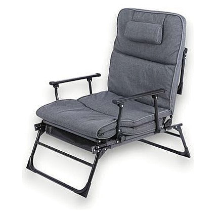 GY34052 - SILLA RECLINABLE DE TELA GRIS (1/1)