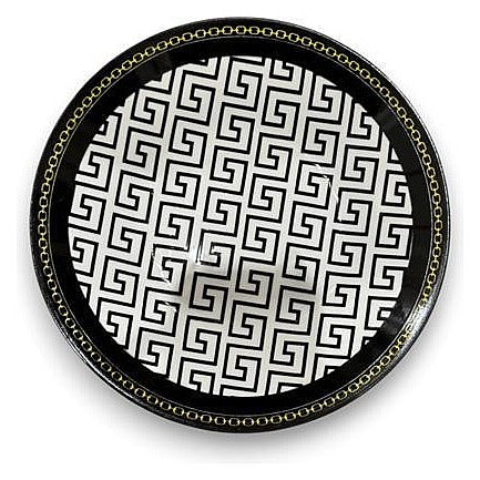 NH-CT-30 - PLATO DE CERÁMICA CON DISEÑO GEOMÉTRICO (78/1)