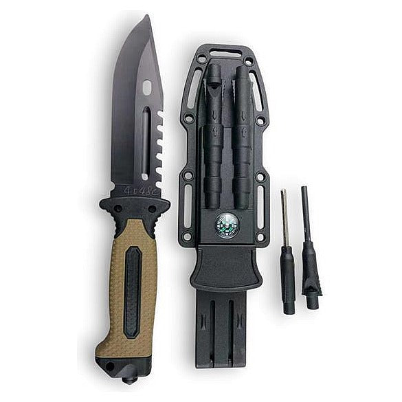 OE-JD-18 - CUCHILLO TÁCTICO CON FUNDA Y ACCESORIOS (120/1)