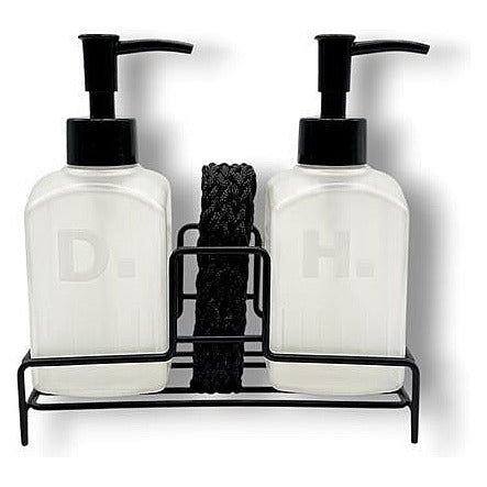 JJ54309 - SET DISPENSADOR DE JABÓN CON ESPONJA (24/1)