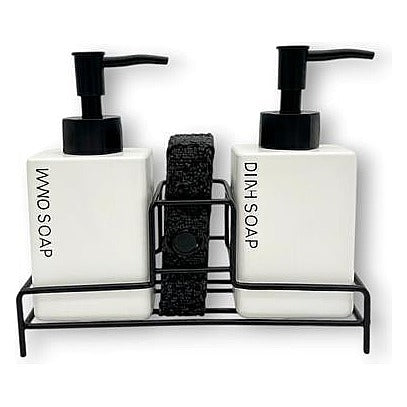 JJ54307 - DISPENSADORES DE JABÓN CON SOPORTE (24/1)