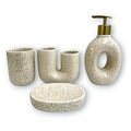 JJ54304 - SET DE ACCESORIOS DE BAÑO EN CERÁMICA (24/1)