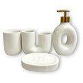 JJ54303 - SET DE ACCESORIOS DE BAÑO CERÁMICOS (24/1)