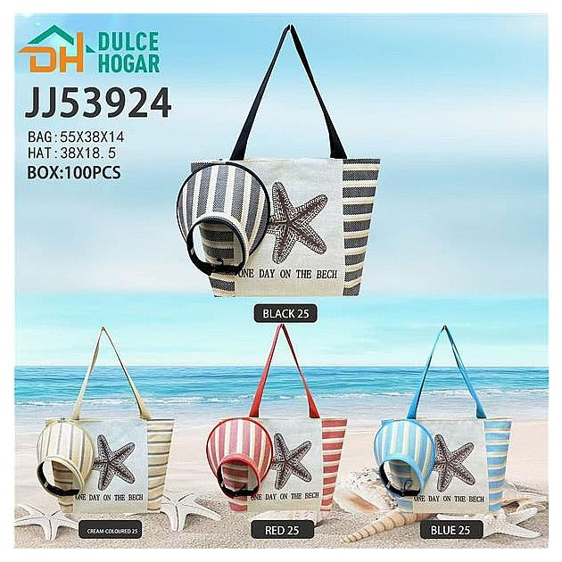 JJ53924 - BOLSO PLAYERO RAYADO (100/1)