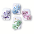 GY32298 - LIGAS PARA EL CABELLO CON FLORES (400/1)