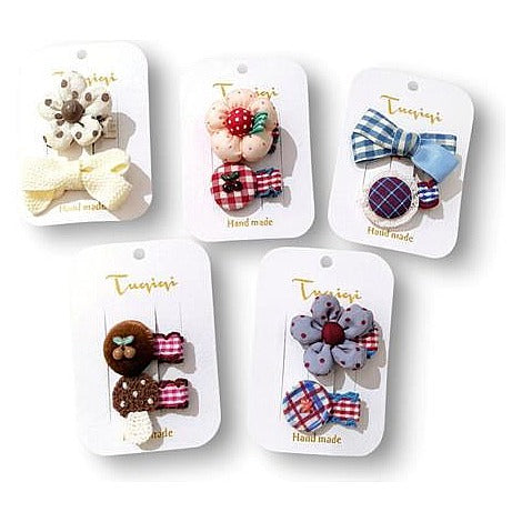GY32282 - BROCHES DECORATIVOS DE TELA SURTIDOS (300/1)