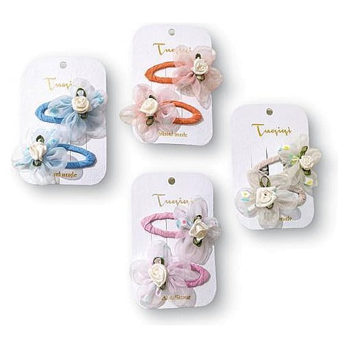 GY32285 - GANCHOS PARA EL CABELLO CON FLORES (400/1)