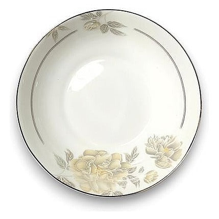 JJ53914 - PLATO DE PORCELANA CON DISEÑO FLORAL (60/1)