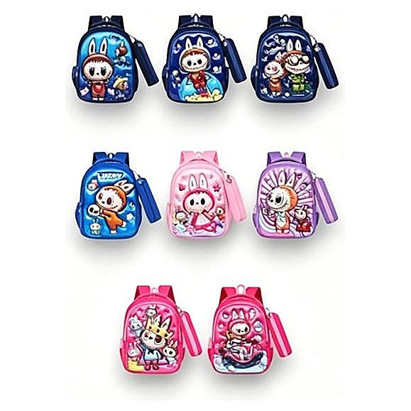 JJ57011 - MOCHILA INFANTIL ESTAMPADA (100/1)
