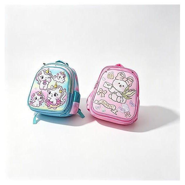 JJ57015 - MOCHILA INFANTIL CON DISEÑO DE PERSONAJES (100/1)