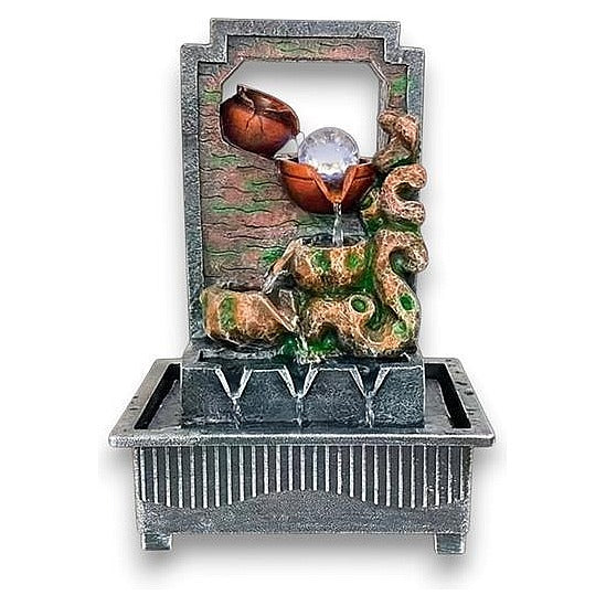 GY32669 - FUENTE DECORATIVA CON ESFERA DE CRISTAL (8/1)