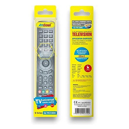 EP-QRC3 - CONTROL REMOTO UNIVERSAL PARA TV (100/1)