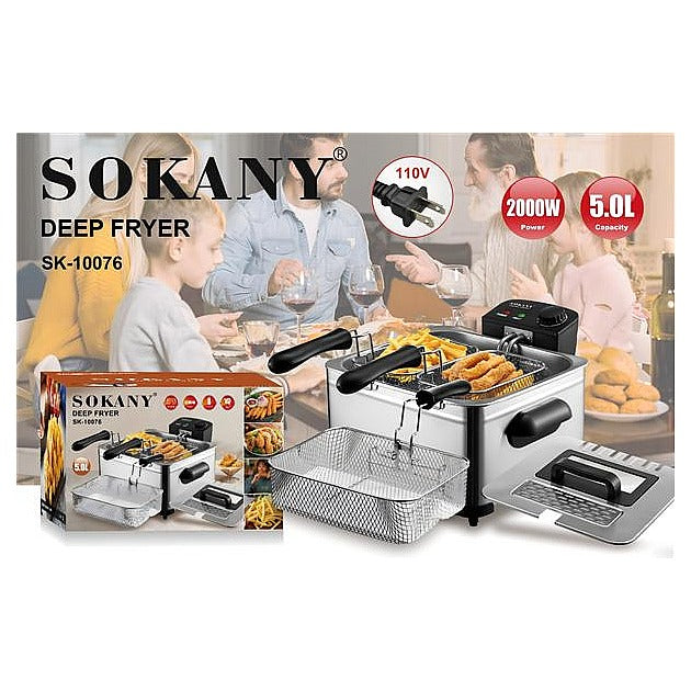 SK-10076 - FREIDORA ELÉCTRICA 5L 2000W (2/1)