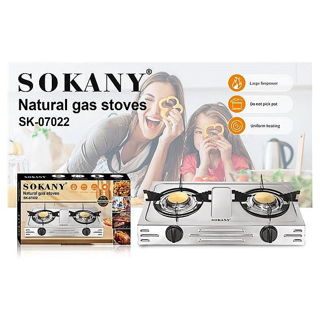 SK-07022 - ESTUFA DE GAS CON DOS QUEMADORES (6/1)