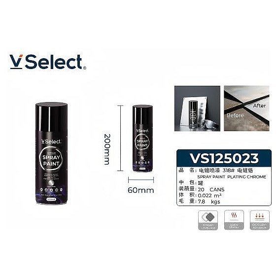VS125023 - PINTURA EN AEROSOL CROMADA (24/1)