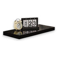 HG-XZY67 - REPISA FLOTANTE NEGRA 60X23.5 CM (9/1)