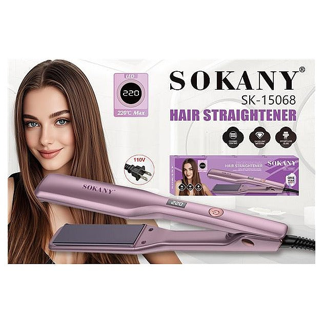 SK-15068 - PLANCHA PARA CABELLO LED 220°C (60/1)
