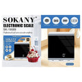SK-19089 - BALANZA ELECTRÓNICA DE VIDRIO 5KG (12/1)
