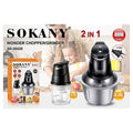 SK-06028 - PROCESADOR DE ALIMENTOS 2 EN 1 400W (20/1)