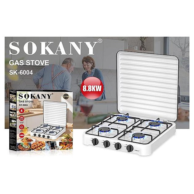 SK-6004 - ESTUFA DE GAS PORTÁTIL 4 QUEMADORES (4/1)