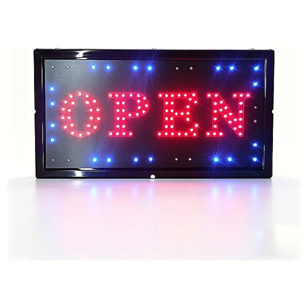 HS-LED-1 - LETRERO LED "OPEN" 48X25 CM (20/1)