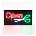 HS-LED-2 - LETRERO LED OPEN CON TIJERAS (20/1)